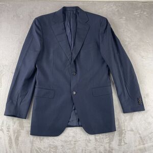 Suitsupply‎ X Vitale Barberis Canonico Blazer Jacket Men 44L Blue Striped Wool